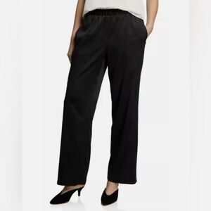 NWT Eileen Fisher PL recycler polyester black straight pants